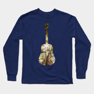 Nature Tree of Life Acoustic Guitar Long Sleeve T-Shirt